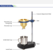 Labart B-4 Liquid Flow Meter Ford Viscometer Cup with Certificate